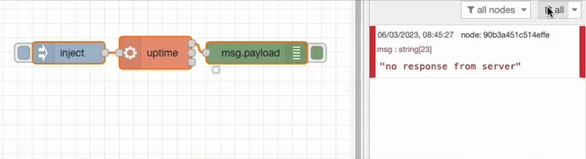 Example of using the Exec node