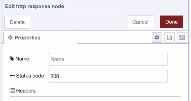 We should send back a 200 response code